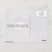 Selbstportrait von Eugene Delacroix Postkarte (Rückseite)