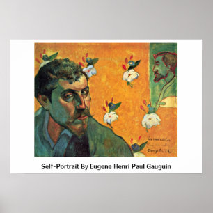Selbstportrait von Eugene Henri Paul Gauguin Poster