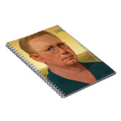 Selbstportrait von Grant Wood Notizblock (Rechte Seite)