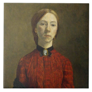 Selbstportrait (von Gwen John) Fliese
