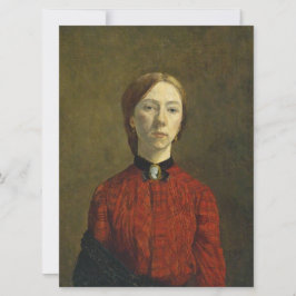 Selbstportrait (von Gwen John) Karte