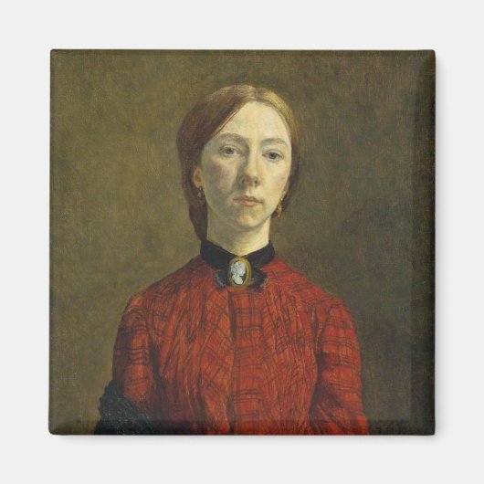 Selbstportrait (von Gwen John) Magnet (Vorne)