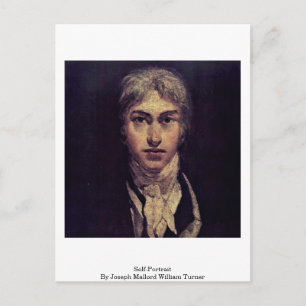 Selbstportrait von Joseph Mallord William Turner Postkarte