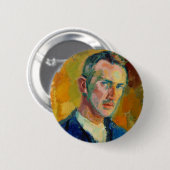 Selbstportrait (von Magnus Enckell) Button (Vorne & Hinten)