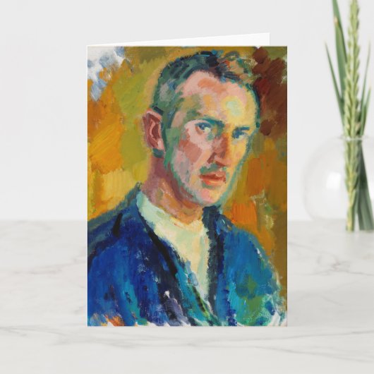 Selbstportrait (von Magnus Enckell) Karte (Vorderseite)