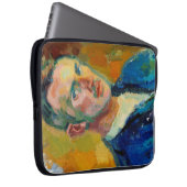 Selbstportrait (von Magnus Enckell) Laptopschutzhülle (Vorne Rechts)