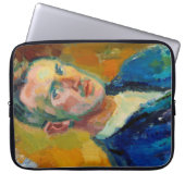 Selbstportrait (von Magnus Enckell) Laptopschutzhülle (Vorderseite)