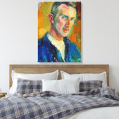 Selbstportrait (von Magnus Enckell) Leinwanddruck (Insitu (Schlafzimmer))