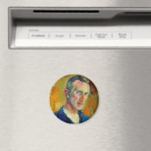 Selbstportrait (von Magnus Enckell) Magnet (In Situ (Geschirrspüler))