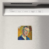 Selbstportrait (von Magnus Enckell) Magnet (In Situ (Geschirrspüler))