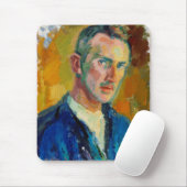 Selbstportrait (von Magnus Enckell) Mousepad (Mit Mouse)