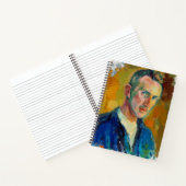 Selbstportrait (von Magnus Enckell) Notizblock (Innenseite)