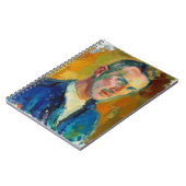 Selbstportrait (von Magnus Enckell) Notizblock (Linke Seite)