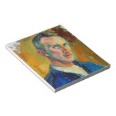 Selbstportrait (von Magnus Enckell) Notizblock (angewinkelt)
