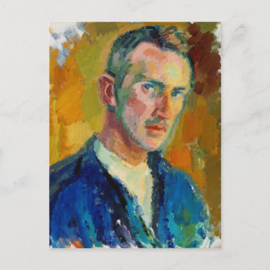 Selbstportrait (von Magnus Enckell) Postkarte (Vorderseite)