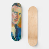 Selbstportrait (von Magnus Enckell) Skateboard (Vorderseite)