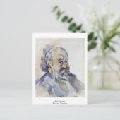 Selbstportrait von Paul Cezanne Postkarte (Stehend Vorderseite)