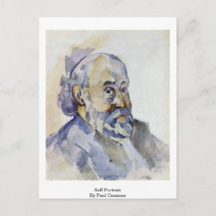 Selbstportrait von Paul Cezanne Postkarte