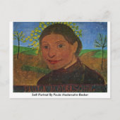 Selbstportrait von Paula Modersohn-Becker Postkarte (Vorderseite)