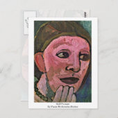 Selbstportrait von Paula Modersohn-Becker Postkarte (Vorne/Hinten)