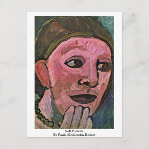 Selbstportrait von Paula Modersohn-Becker Postkarte