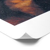 Selbstportrait von Rembrandt Harmenszoon Van Rijn Poster (Ecke)