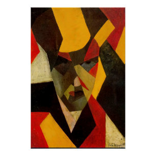 Selbstportrait von Rene Magaritte T - Shirt Poster