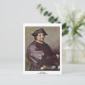 Selbstportrait von Sarto Andrea Del Postkarte (Stehend Vorderseite)