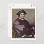 Selbstportrait von Sarto Andrea Del Postkarte (Vorne/Hinten)