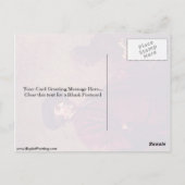 Selbstportrait von Sir Joshua Reynolds Postkarte (Rückseite)