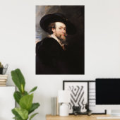 Selbstportrait von Sir Peter Paul Rubens Poster (Heimbüro)