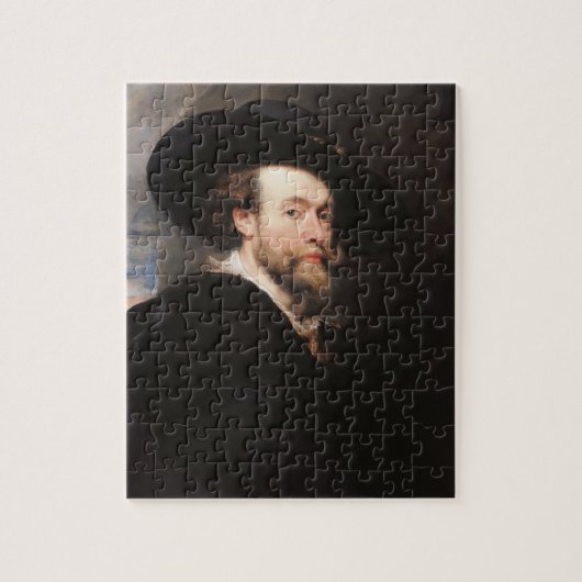 Selbstportrait von Sir Peter Paul Rubens Puzzle (Vertikal)