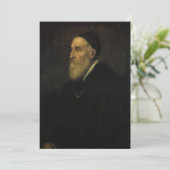 Selbstportrait von tiitianischer, Vintager Renaiss (Stehend Vorderseite)