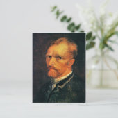 Selbstportrait von Vincent van Gogh 1886 Postkarte (Stehend Vorderseite)