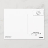 Selbstportrait von Vincent van Gogh 1886 Postkarte (Rückseite)