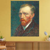 Selbstportrait von Vincent Van Gogh (1887) Leinwanddruck (Insitu (Wohnzimmer))