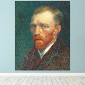 Selbstportrait von Vincent Van Gogh (1887) Leinwanddruck (Insitu (Holzboden))