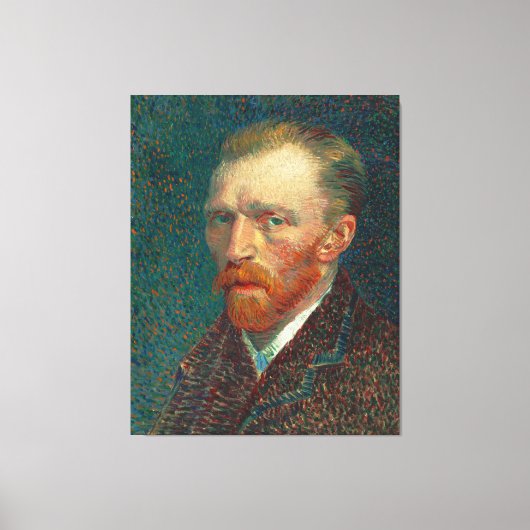 Selbstportrait von Vincent Van Gogh (1887) Leinwanddruck (Vorderseite)