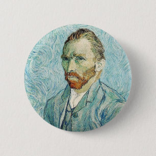 Selbstportrait von Vincent Van Gogh Button