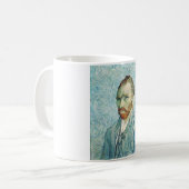 Selbstportrait von Vincent Van Gogh Kaffeetasse (Vorderseite Links)