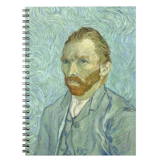 Selbstportrait von Vincent Van Gogh Notizblock (Vorderseite)