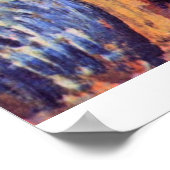 Selbstportrait von Vincent van Gogh Poster (Ecke)