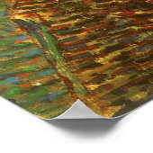 Selbstportrait von Vincent van Gogh Poster (Ecke)