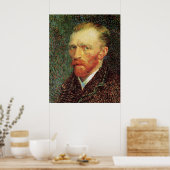 Selbstportrait von Vincent van Gogh Poster (Küche)