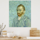 Selbstportrait von Vincent Van Gogh Poster (Küche)