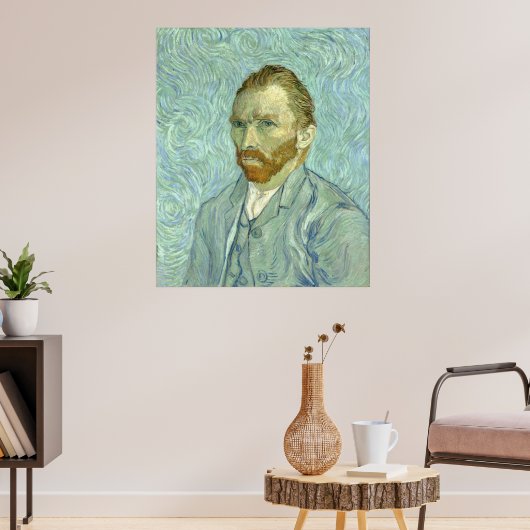 Selbstportrait von Vincent Van Gogh Poster (Wohnzimmer 3)