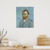 Selbstportrait von Vincent van Gogh Poster (Küche)