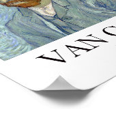 Selbstportrait von Vincent van Gogh Poster (Ecke)