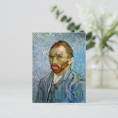 Selbstportrait von Vincent Van Gogh Postkarte (Stehend Vorderseite)