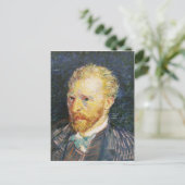 Selbstportrait von Vincent van Gogh Postkarte (Stehend Vorderseite)